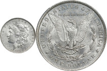 1882-O/S Morgan Silver Dollar. VAM-3. Top 100 Variety. Strong, O/S Flush. AU-58 (PCGS).
PCGS# 133889. NGC ID: 254D.