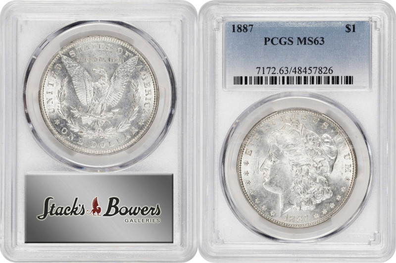 Lot of (4) 1880s Morgan Silver Dollars. MS-63 (PCGS).
Included are: 1880; (2) 1...