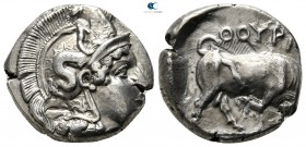 Lucania. Thourioi 400-350 BC. Stater AR