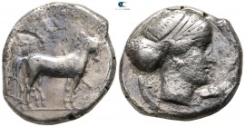 Sicily. Syracuse. Second Democracy 466-405 BC. Tetradrachm AR