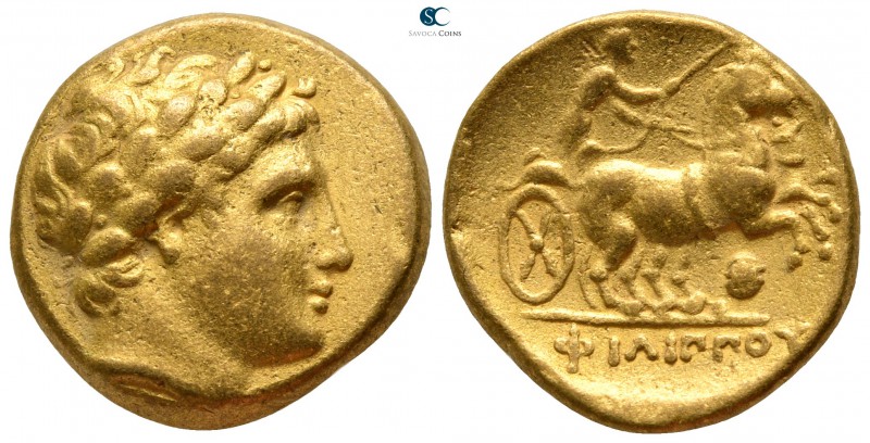 Kings of Macedon. Pella. Philip II of Macedon 359-336 BC. 
Stater AV

18 mm.,...
