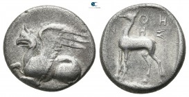 Thrace. Abdera. ΑΘΗΝΗΣ (Athenes), magistrate circa 360-350 BC. Tetrobol AR