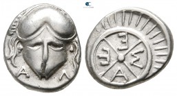 Thrace. Mesembria circa 450-350 BC. Diobol AR