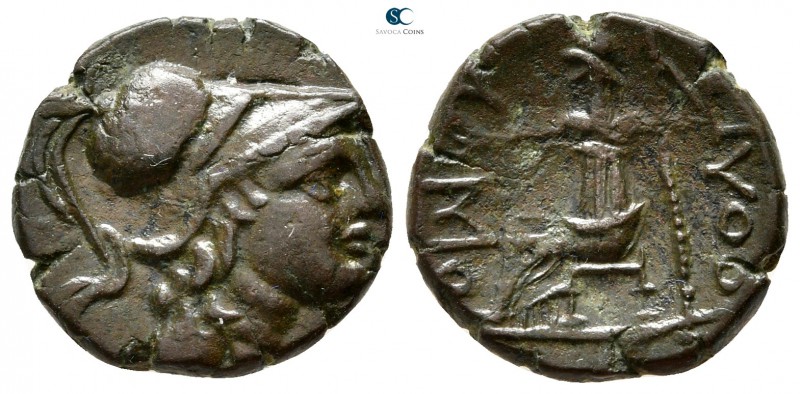 Islands off Thrace. Samothrace circa 280 BC. Pytho-, magistrate 
Bronze Æ

17...