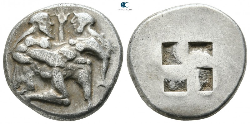Islands off Thrace. Thasos circa 480-463 BC. 
Stater AR

21 mm., 8,89 g.

I...