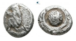 Thraco-Macedonian Region. Koinon of Pangaion circa 465-430 BC. Hemiobol AR. Milesian standard
