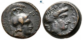 Thessaly. Gyrton 350-300 BC. Bronze Æ