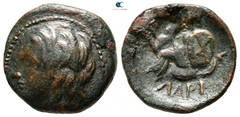 Thessaly. Larissa Kremaste circa 400-350 BC. 
Bronze Æ

17 mm., 4,72 g.

He...
