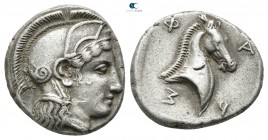 Thessaly. Pharsalos 450-400 BC. Hemidrachm AR