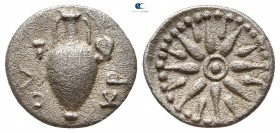 Lokris. Lokri Opunti 375-350 BC. Obol AR