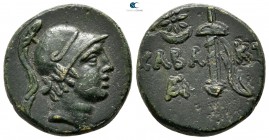Pontos. Chabakta  circa 100-85 BC. Bronze Æ