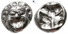Mysia. Parion 500-475 BC. Drachm AR