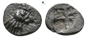 Troas. Dardanos circa 500 BC. Tetartemorion AR