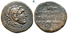 Ionia. Erythrai  200-100 BC. Herothemis and Herakleitou, magistrate's. Bronze Æ