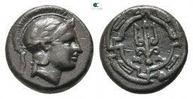 Ionia. Magnesia ad Maeander   400-350 BC. Obol AR