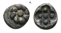 Ionia. Uncertain mint 520-480 BC. Hemitetartemorion AR