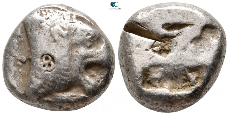 Islands off Caria. Rhodos. Lindos 515-475 BC. 
Stater AR

19 mm., 11,07 g.
...