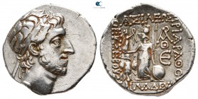 Kings of Cappadocia. Mint A (Eusebeia under Mt.Argaios). Ariarathes X Eusebes Philadelphos 42-36 BC. Dated RY 5=37/6 BC. Drachm AR