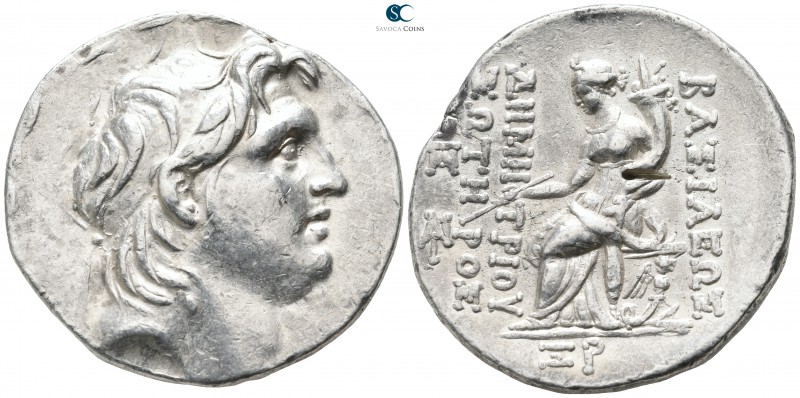 Seleukid Kingdom. Antioch on the Orontes. Demetrios I Soter 162-150 BC. 
Tetrad...