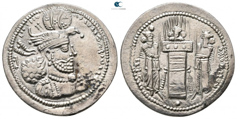 Sasanian Kingdom. Mint A (“Ctesiphon”). Ohrmazd (Hormizd) II AD 303-309. 
Drach...