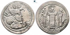 Sasanian Kingdom. Mint A (“Ctesiphon”). Ohrmazd (Hormizd) II AD 303-309. Drachm AR
