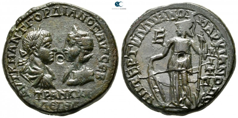 Moesia Inferior. Marcianopolis. Gordian III, with Tranquillina AD 238-244. ΤΕΡΤΥ...