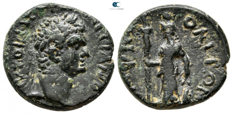 Macedon. Amphipolis. Domitian AD 81-96. 
Bronze Æ

20 mm., 6,08 g.

ΑΥΤ ΚΑΙ...