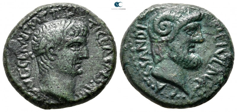 Macedon. Cassandreia. Claudius AD 41-54. 
Bronze Æ

23 mm., 9,06 g.

TI CLA...
