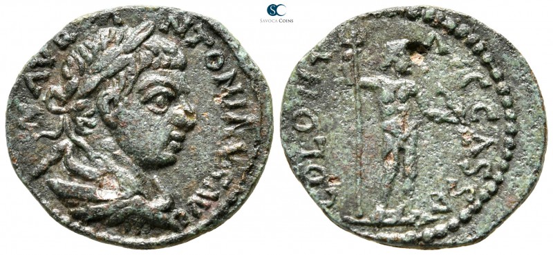 Macedon. Cassandreia. Caracalla AD 198-217. 
Bronze Æ

21 mm., 4,70 g.

M A...