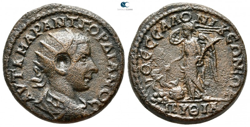 Macedon. Thessalonica. Gordian III AD 238-244. 
Bronze Æ

25 mm., 9,89 g.

...
