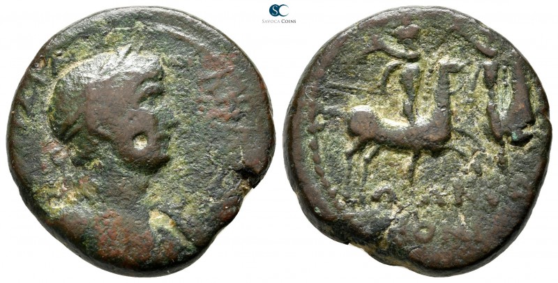Lakonia. Lakedaimon (Sparta). Hadrian AD 117-138. 
Diassarion Æ

24 mm., 11,1...