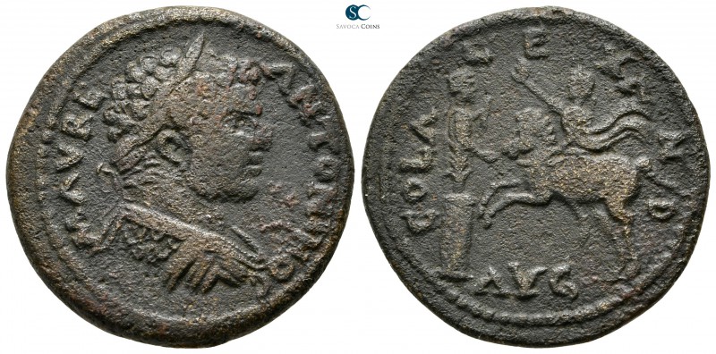 Troas. Alexandreia. Caracalla AD 198-217. 
Bronze Æ

25 mm., 8,94 g.

M AVR...