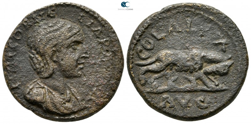 Troas. Alexandreia. Julia Paula AD 219-220. 
Bronze Æ

23 mm., 9,08 g.

IVL...