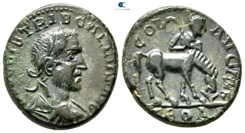 Troas. Alexandreia. Trebonianus Gallus AD 251-253. 
As Æ

22 mm., 5,69 g.

...