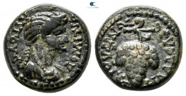 Lydia. Philadelphia. Domitia AD 82-96. ΛΑΓΕΤΑΣ (Lagetas), magistrate. Bronze Æ
