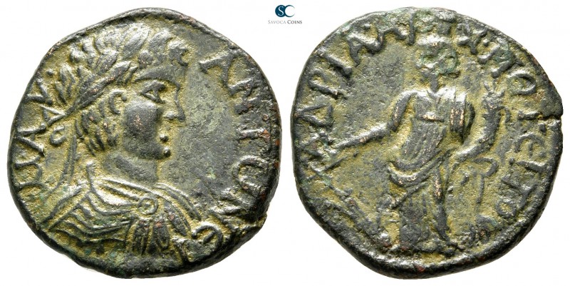 Phrygia. Hadrianopolis-Sebaste . Caracalla AD 198-217. 
Bronze Æ

21 mm., 5,5...