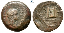 Cyprus. Koinon of Cyprus. Augustus 27 BC-AD 14. A. Plautius, Proconsul. Bronze Æ