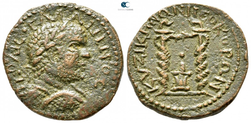 Mysia. Kyzikos. Gallienus AD 253-268. 
Bronze Æ

25 mm., 8,56 g.

Π : OΛIЄ ...
