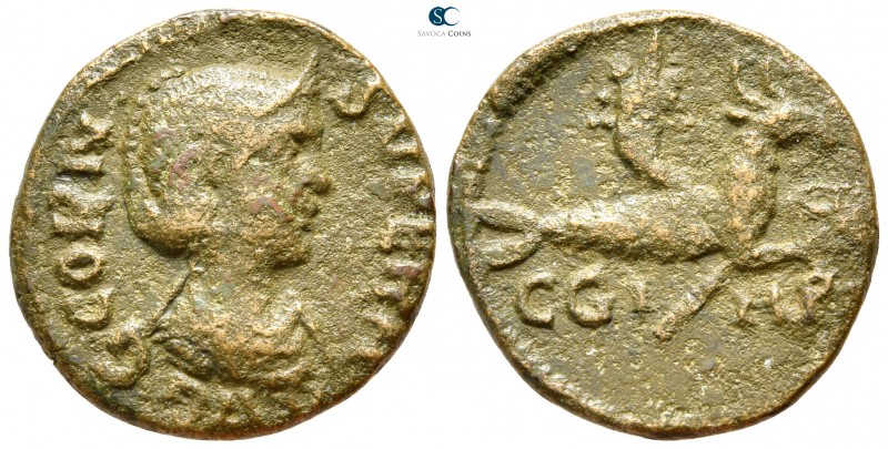 Mysia. Parion. Cornelia Supera AD 253. 
Bronze Æ

20 mm., 4,14 g.

G CORN S...