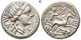 C. Allius Bala 92 BC. Rome. Denarius AR