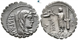 A. Postumius A. f. Sp. n. Albinus 81 BC. Rome. Serratus AR
