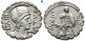 Mn. Aquillius Mn. f. Mn. n. 71 BC. Rome. Serratus AR