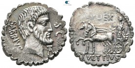 T. Vettius Sabinus 70 BC. Rome. Serratus AR