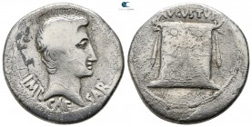Augustus 27 BC-AD 14. Struck circa 25-20 BC. Ephesus. Cistophorus AR