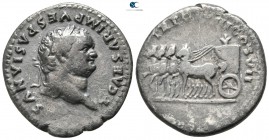 Titus AD 79-81. Struck AD 79. Rome. Denarius AR