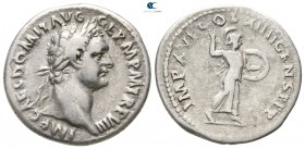 Domitian AD 81-96. Struck AD 88-89. Rome. Denarius AR