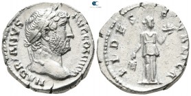 Hadrian AD 117-138. Struck AD 134-138. Rome. Denarius AR