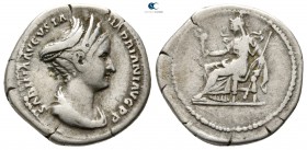 Sabina Augusta AD 128-137. Struck AD 128. Rome. Denarius AR