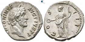 Antoninus Pius AD 138-161. Struck AD 145-161. Rome. Denarius AR