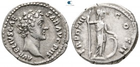 Marcus Aurelius as Caesar AD 139-161. Struck AD 148-149. Rome. Denarius AR
